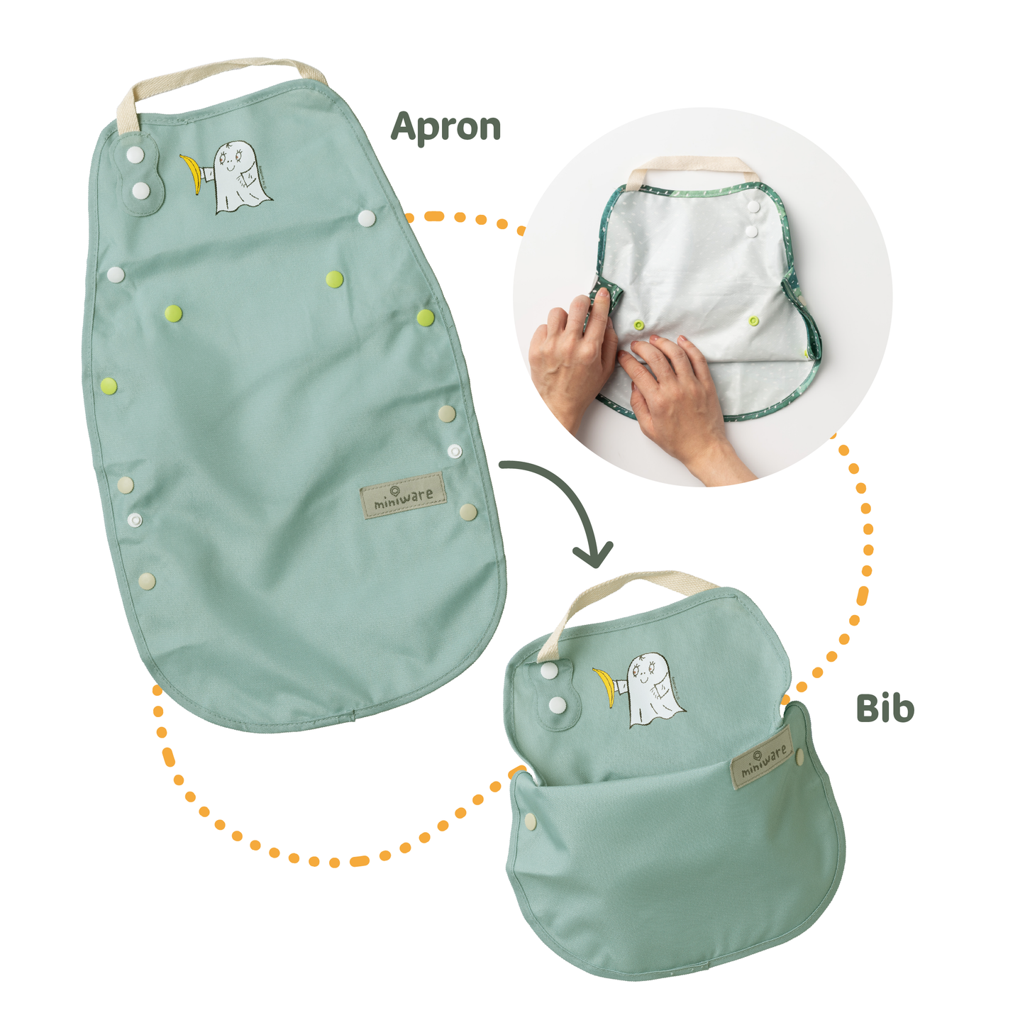 Kummitus Laban Catch & Cover pudipõll (salvei)