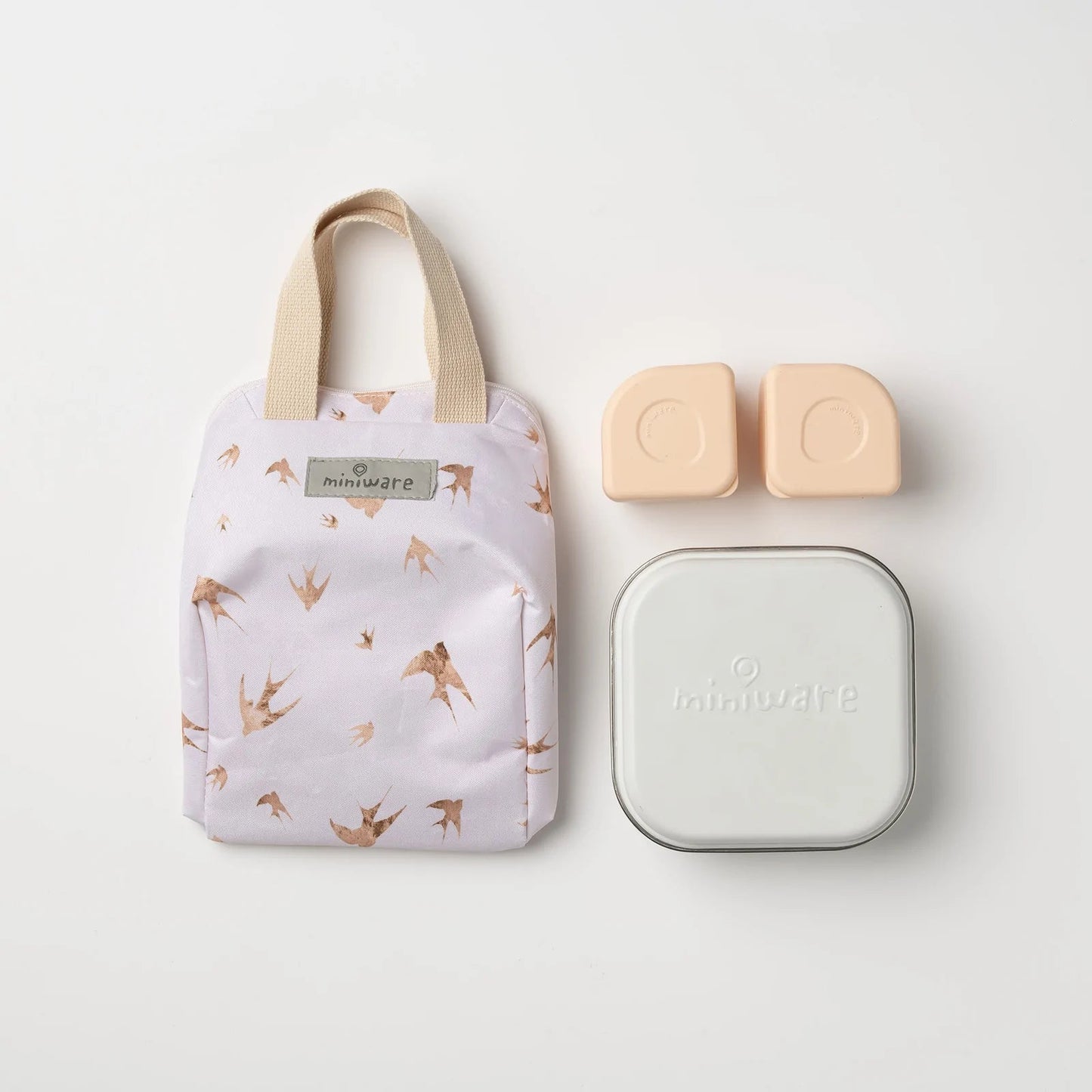 Ready Go Bento – lõunakott ja toidunõu (kuldne pääsuke)